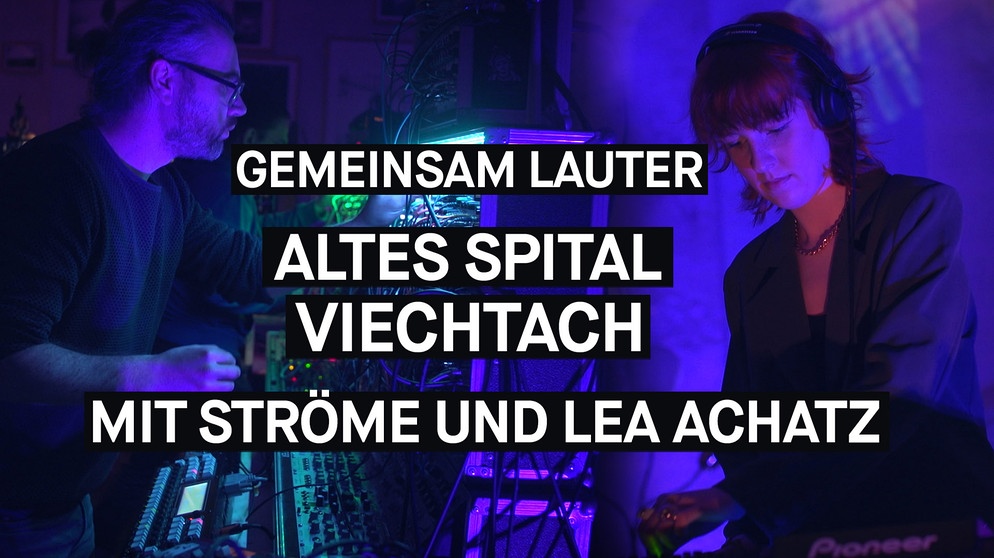 Die Ströme und Lea Achatz im Alten Spital in Viechtach | Bild: BR