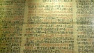 In der altägyptischen Schriftrolle "Papyrus Ebers", datiert auf etwa 1550 vor Christus, wird Cannabis indica als Narkotikum erwähnt | Bild: ZB/Wolfgang Kluge/picture-alliance