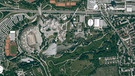 Luftbild München Olympiagelände | Bild: Landesamt für Digitalisierung, Breitband und Vermessung