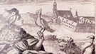 Titelillustration "Wallfahrt Maria-Stern in Taxa" von Abraham a Santa Clara, um 1700 | Bild: Zweckverband Dachauer Galerien und Museen