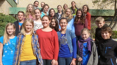 Audioguide-Projektschülerinnen und -schüler des Paul-Pfinzing-Gymnasiums Hersbruck | Bild: BR/Bildungsprojekte