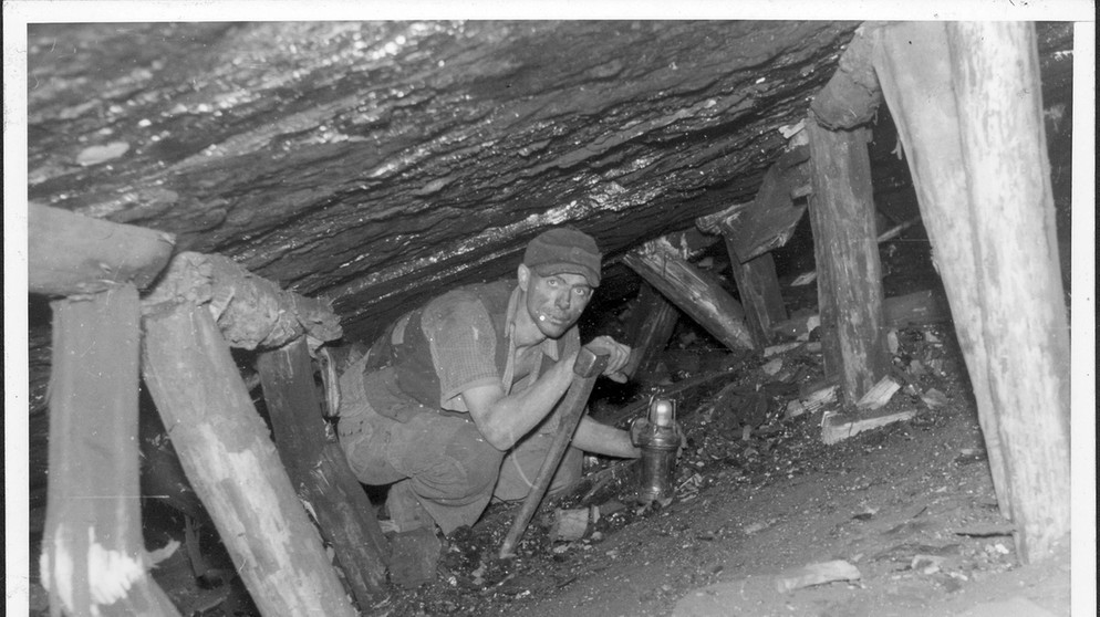 Bergleute unter Tage | Bild: Stadtarchiv Penzberg