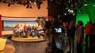 ARD Jugendmedientag 2023 vor Ort in den BR-Studios in Freimann: hinter den Kulissen bei der Abendschau. | Bild: BR | Raphael Kast