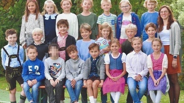 Die Klasse 3c der Grundschule am Canisiusplatz München-Hadern. | Bild: BR | Klasse 3c