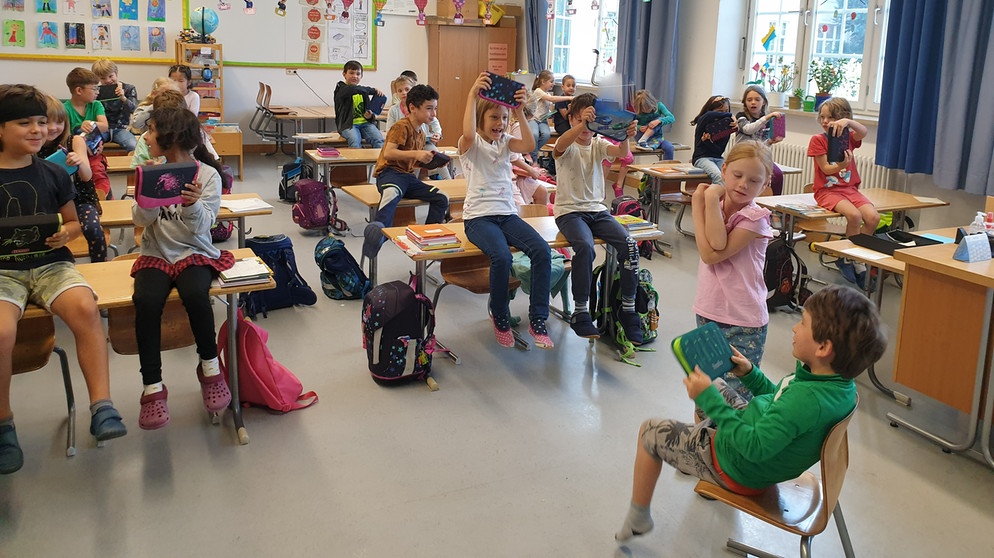 Die Klasse 1c der Grundschule an der Sankt-Martin-Straße in München. | Bild: BR | Katrin Reikowski