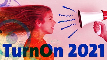 TurnOn2021: ein Mädchen mit Megaphon. | Bild: BR