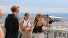 Medienkompetenz international - mit Gästen aus Israel und Osteuropa: tolle Aussicht vom Olympiaturm! | Bild: BR