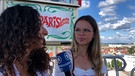Roberta: Interview im Riesenrad. | Bild: BR