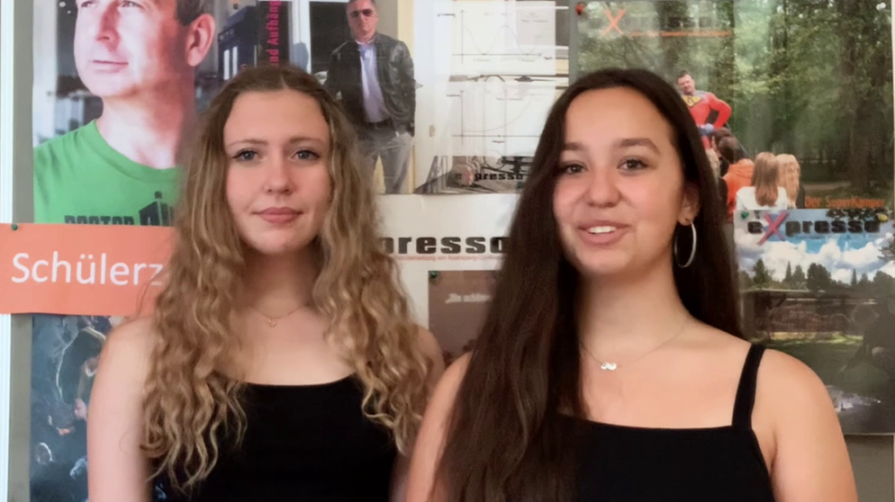 young reporter 2022: Anastasiia und Larissa | Bild: BR 