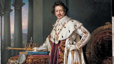 Kopie nach Joseph Stieler: König Ludwig I. im Krönungsornat | Bild: Bayerische Schlösserverwaltung