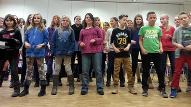 Schüler bei Aufnahmen zum Projekt "So reden wir" in Mittelfranken | Bild: BR/Bildungsprojekte