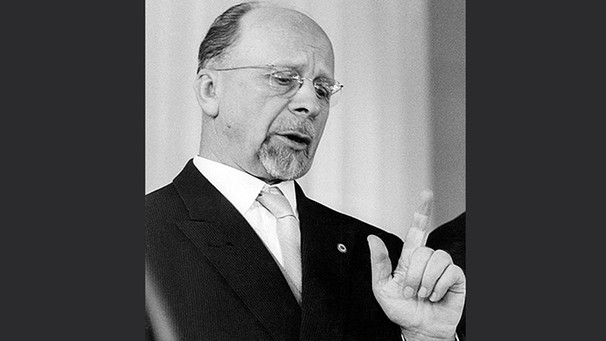 [15.06.1961] Der Staatsratsvorsitzende der DDR, Walter Ulbricht am 15.06.1961 | Bild: picture-alliance/dpa