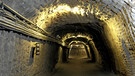 Blick in einen unterirdischen Stollen des Salzbergwerkes in Berchtesgaden | Bild: picture-alliance/dpa