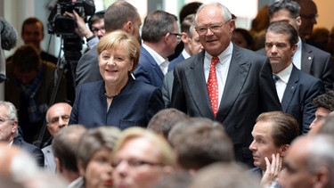 Anton Börner und Angela Merkel | Bild: picture-alliance/dpa