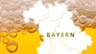 Illustration: Bier mit den umrissen von Bayern | Bild: colourbox.com; Montage: BR