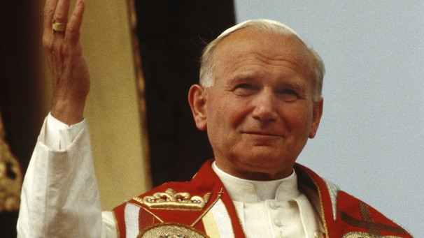 Johannes Paul II. in einer Aufnahme von 1983 | Bild: picture-alliance/dpa