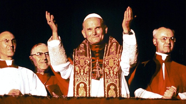 Karol Wojtyla ist nun Papst Johannes Paul II. | Bild: picture-alliance/dpa