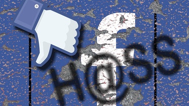 Wie facebook beim Hass im Netz versagt | Bild: picture-alliance/dpa
