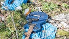 Müll an einem Badesee bei Bamberg (Symbolbild) | Bild: pa/dpa