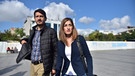 Mesale Tolu und ihr Ehemann zu Beginn des Prozesses in Istanbul im Jahr 2018. | Bild: dpa / picture alliance