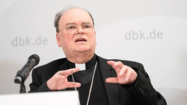 Der Augsburger Bischof Bertram Meier 2022 | Bild: picture alliance/dpa | Nicolas Armer
