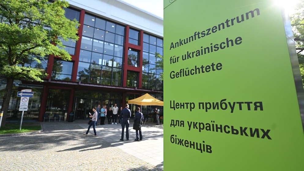 September 2022: Ankunftszentrum für ukrainische Geflüchtete in der Dachauerstraße in München (Symbolbild). | Bild: pa/SZ Photo/Stephan Rumpf