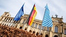 Blick auf den Bayerischen Landtag | Bild: picture alliance / dpa | Matthias Balk