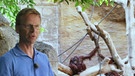 Dr. Rainer Hagencord vom Institut für Theologische Zoologie beim Interview im Affenhaus im Tiergarten in München. | Bild: BR