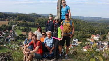 Teilnehmer der BR Bergtour mit Bergauf-Bergab-Moderator Michi Düchs | Bild: BR/Peter Stenz