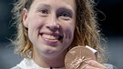 Sarah Köhler mit der Bronzemedaille | Bild: picture-alliance/dpa
