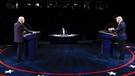 Trump und Biden beim finalen TV-Duell | Bild: dpa-Bildfunk
