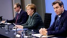 Pressekonferenz nach dem Bund-Länder-Gipfel | Bild: REUTERS/Hannibal Hanschke/Pool