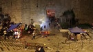 Zusammenstöße zwischen Palästinensern und israelischen Sicherheitskräften am Tempelberg | Bild: BR