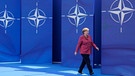 Nato-Gipfel in Brüssel, Bundeskanzlerin Angela Merkel | Bild: dpa-Bildfunk/Kenzo Tribouillard