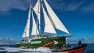 50 Jahre Greenpeace - Rainbow Warrior im Pazifik | Bild: Marten Van Dijl/Greenpeace United Kingdom/dpa