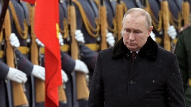 Russlands Präsident Wladimir Putin | Bild: dpa-Bildfunk/Alexei Nikolsky