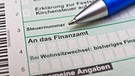 Steuererklärung Formular | Bild: picture-alliance/dpa