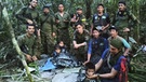 Kinder nach Flugzeugabsturz im Regenwald lebend gefunden | Bild: dpa-Bildfunk/Uncredited