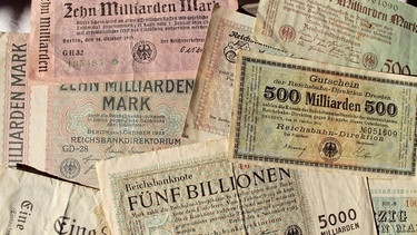 Banknoten der Reichsbank | Bild: picture alliance / dpa
