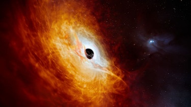 Quasar (künstlerische Darstellung) | Bild: ESO/M. Kornmesser