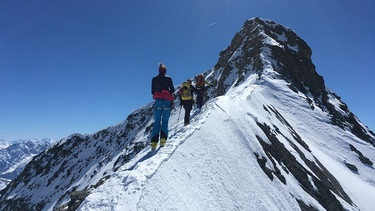 Mit Gurt und Seil unterwegs: Skihochtour in der Silvretta | Bild: BR/ Elisabeth Tyroller