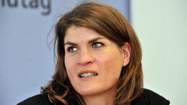 Die Abgeordnete Claudia Stamm (Grüne), MdL | Bild: picture-alliance/dpa