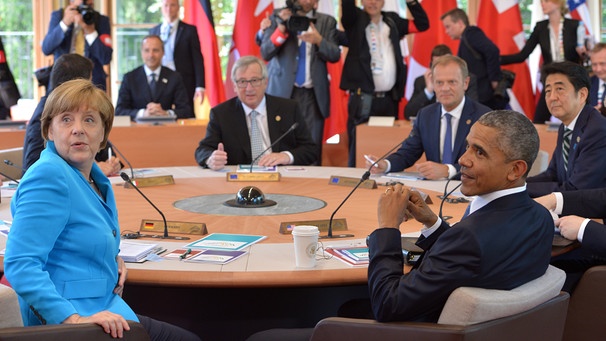 Ankunft der G7 in Elmau | Bild: picture-alliance/dpa