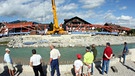 Hochwasserschutz in Eschenlohe | Bild: picture-alliance/dpa
