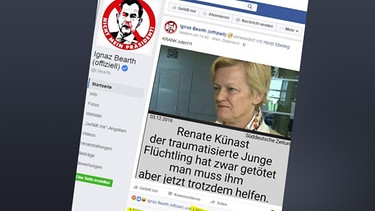 Facebook-Post faket Künast-Zitat | Bild: Screenshot / Christian Jakubetz