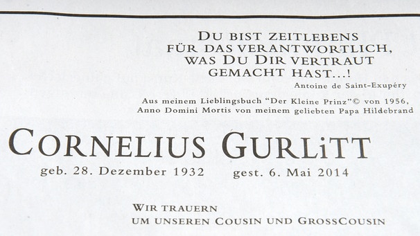 Der Fall Cornelius Gurlitt | Bild: picture-alliance/dpa