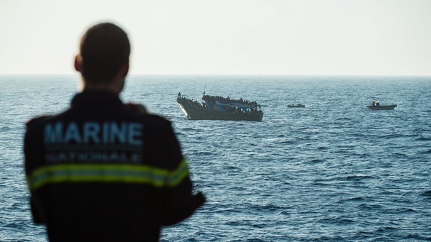 Frontex - Grenzschutzpolizei | Bild: picture-alliance/dpa
