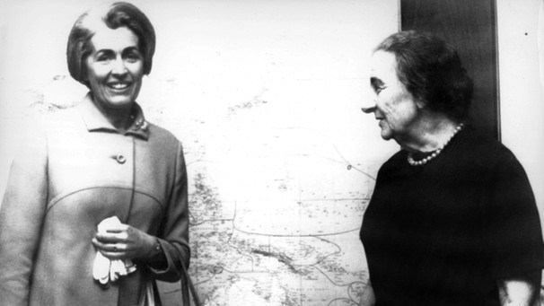 Hildegard Hamm-Brücher und Golda Meir (1971) | Bild: picture-alliance/dpa