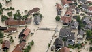 Hochwasser in Eschenlohe 2005 | Bild: picture-alliance/dpa