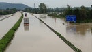 Hochwasser auf derA3 bei Deggendorf | Bild: BR